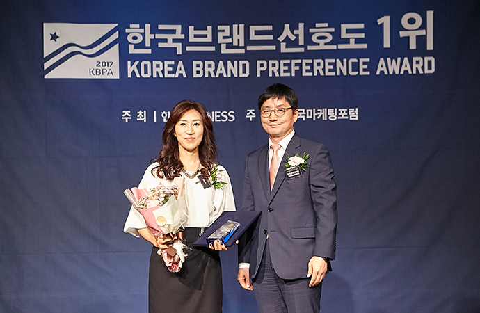 한국브랜드선호도1위