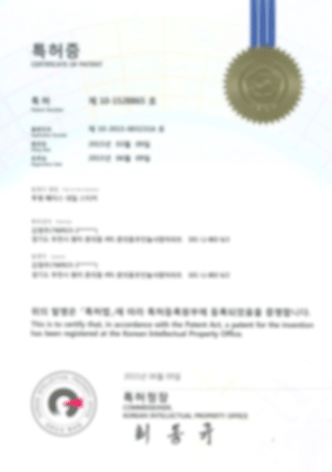 특허증 제10-1528865호